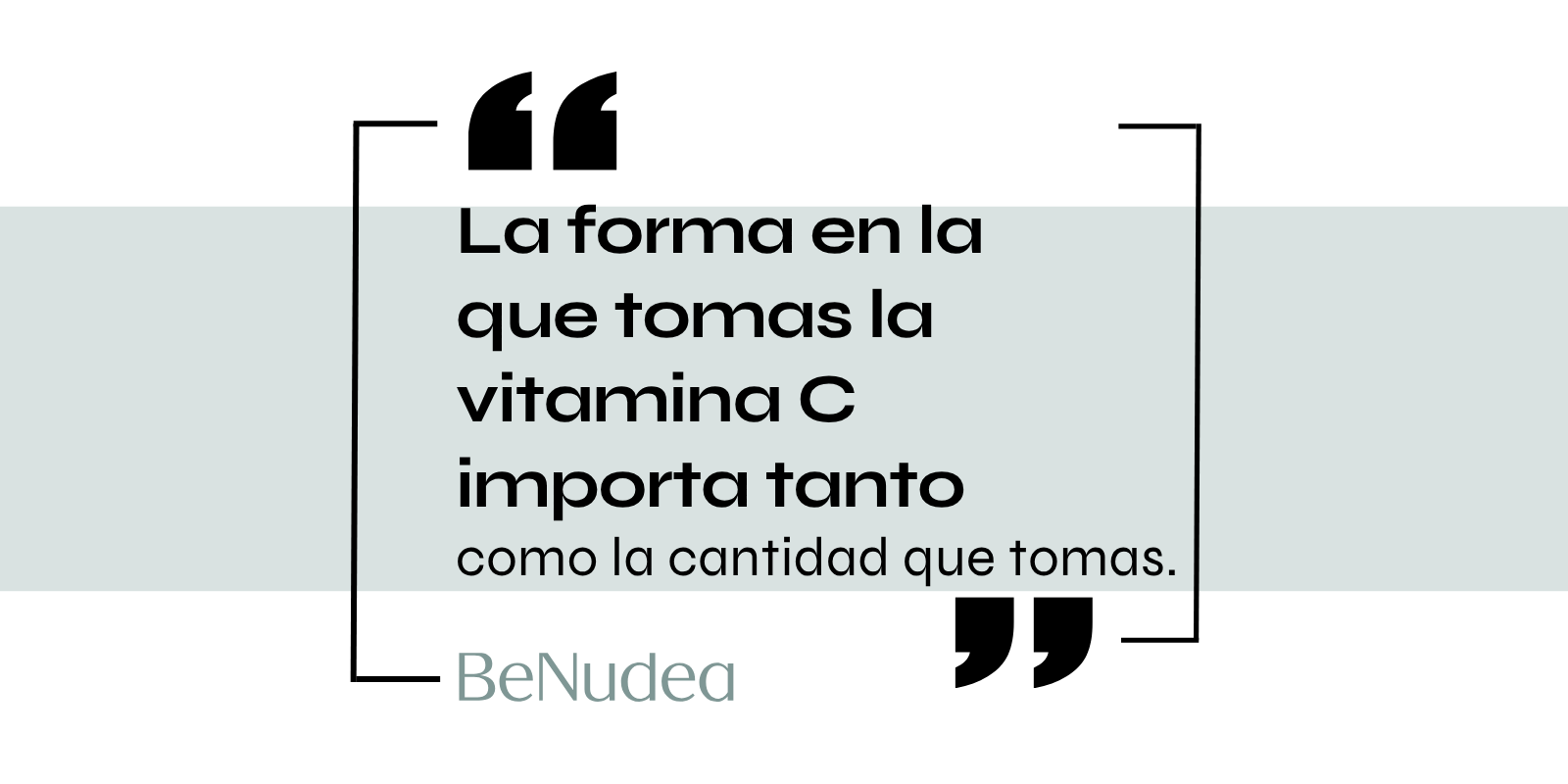 La forma en la que tomas la vitamina C importa tanto como la cantidad que tomas — BeNudea